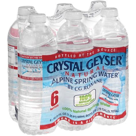 crystal geyser bottled water ph test|crystal geyser water dollar tree.